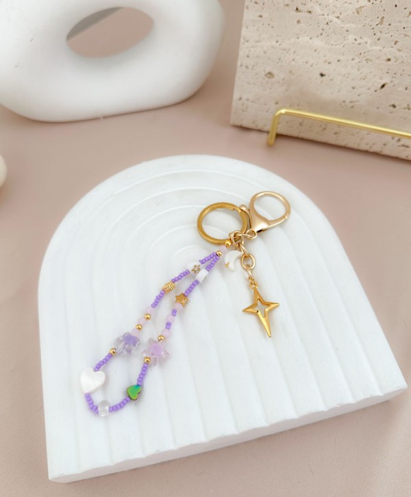 Lilac keychain