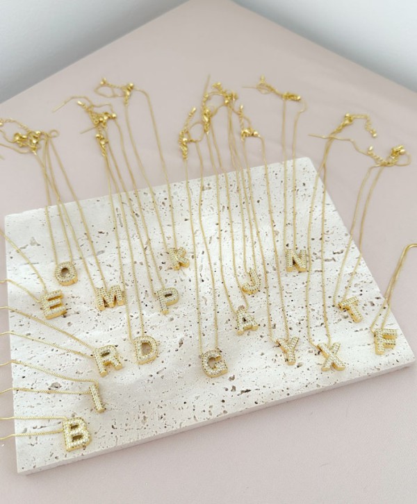 Collar mini chunky dorada