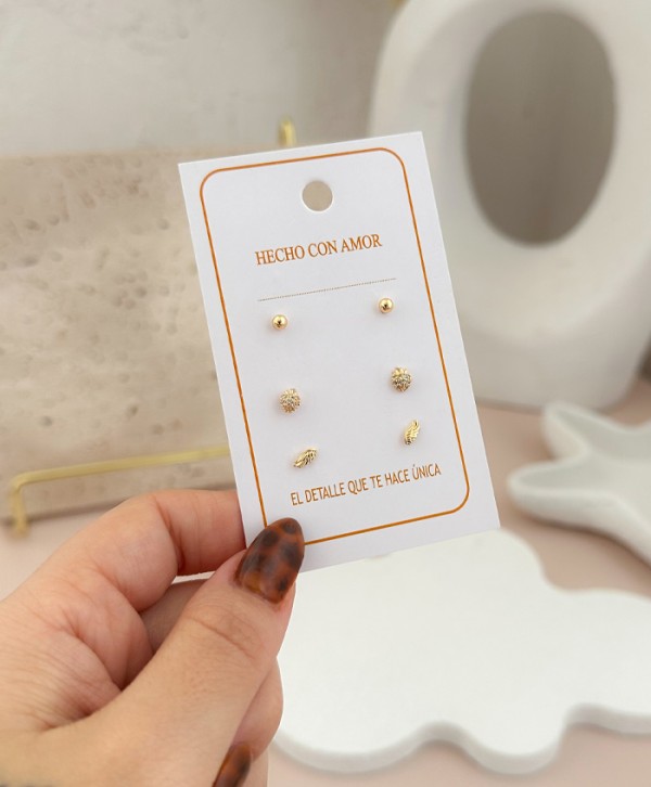 Alana earrings set
