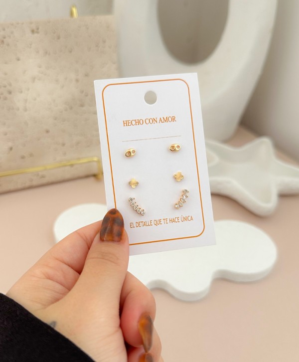 Clove earrings set