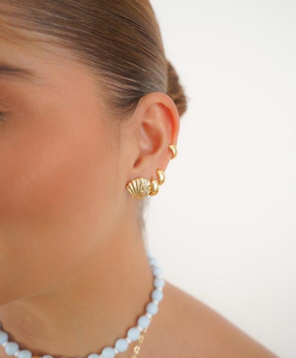 Aretes seashell