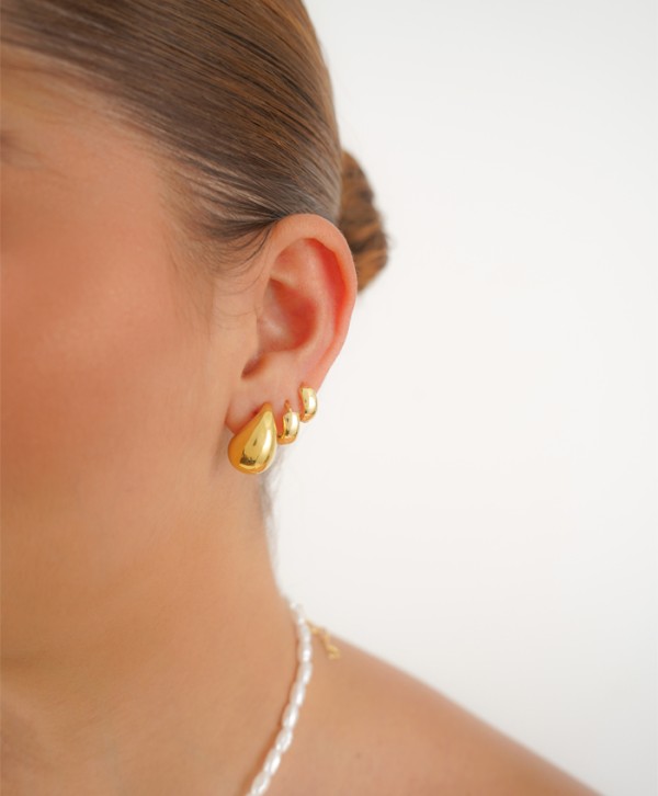 Aretes golden drop