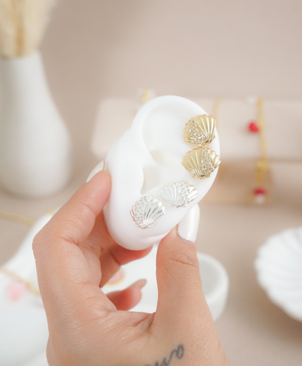 Aretes seashell