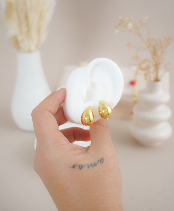 Aretes golden drop