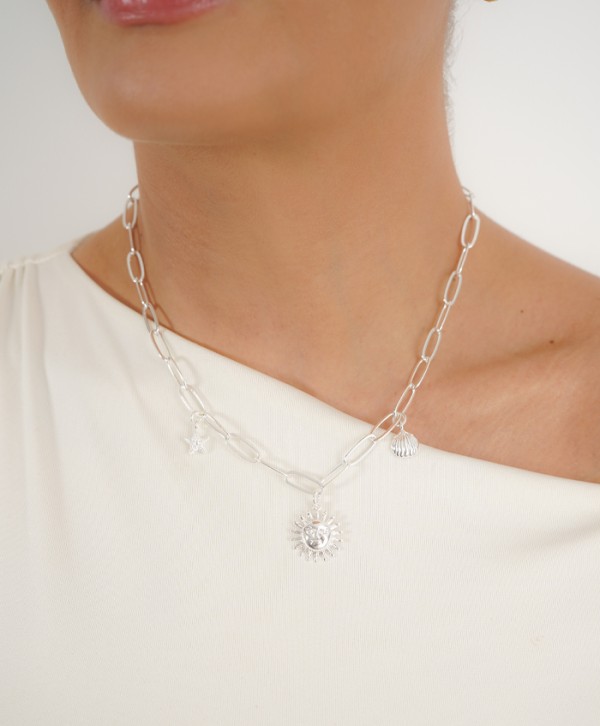 Collar rayos del mar