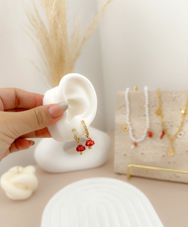 Amanita earrings