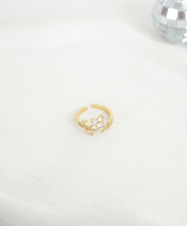 Anillo diamond petal