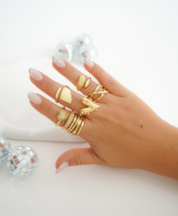 Anillo gold vibe