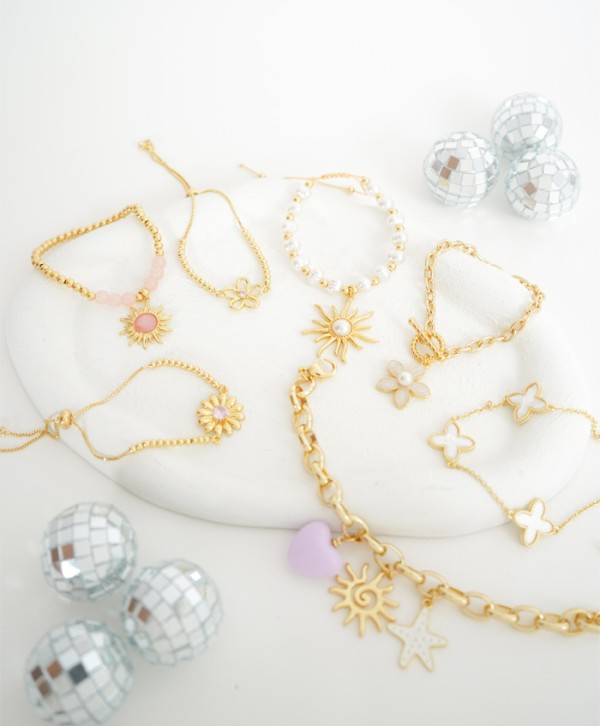 Pulsera clover pearl