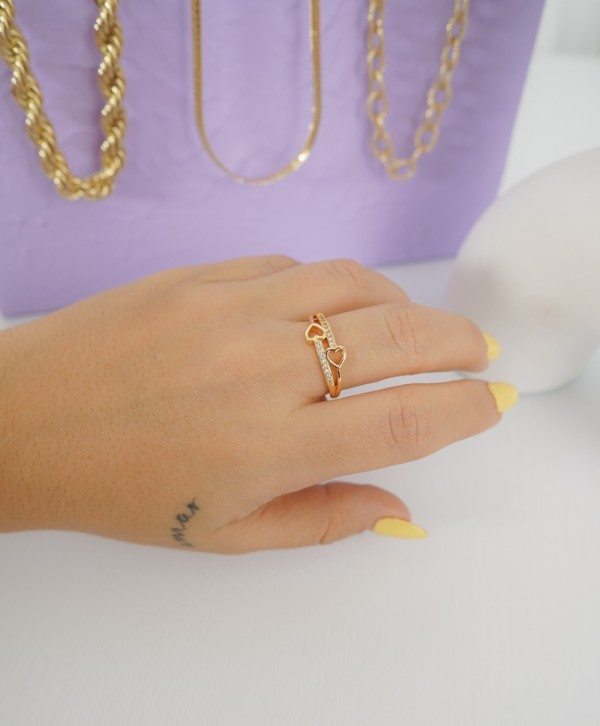 Anillo amour duo