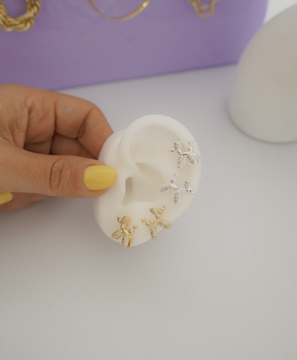 Aretes perrito globo