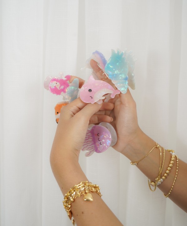 Hair clips magia marina