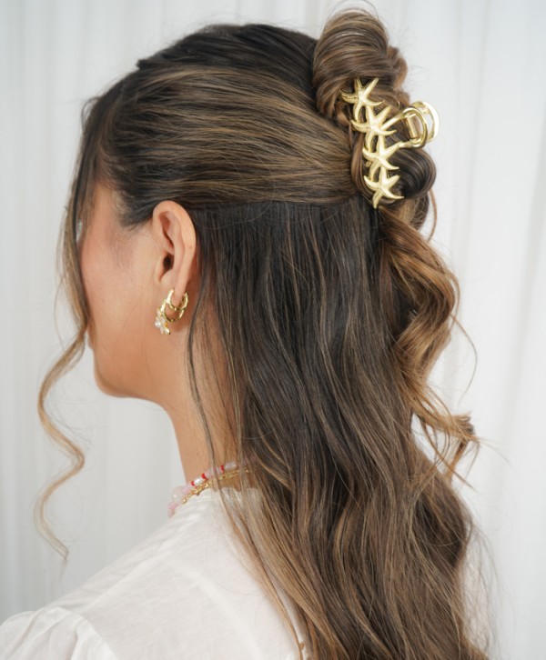 Hair clips estrellitas de mar