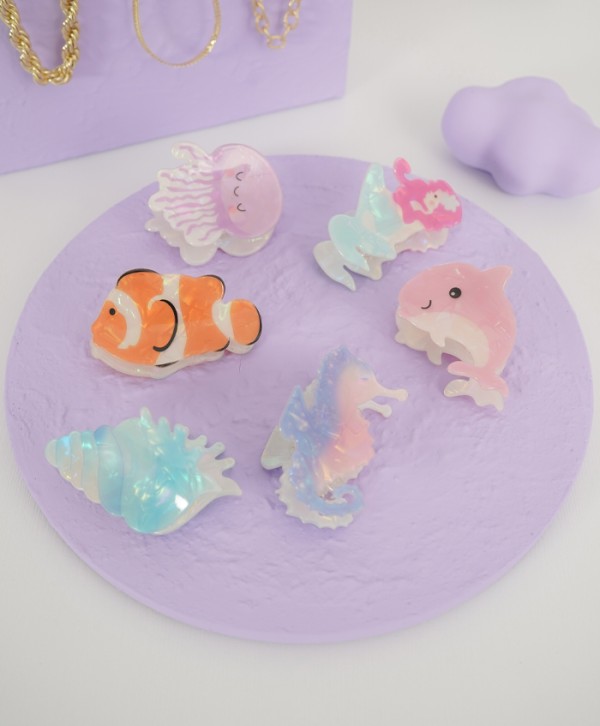Hair clips magia marina