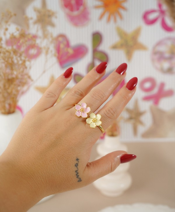 Anillo pétalos