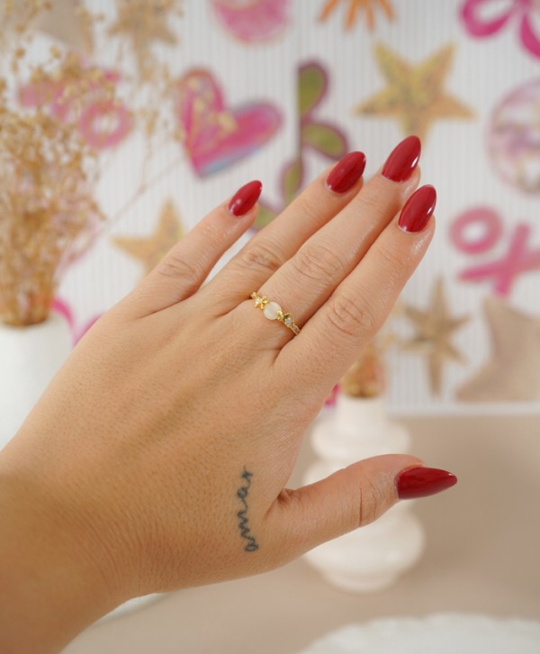 Anillo florecer