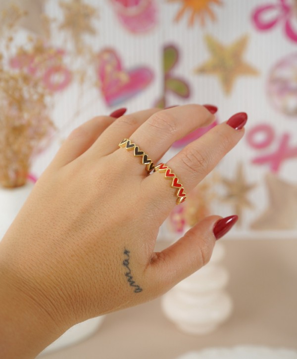 Anillo corazonada