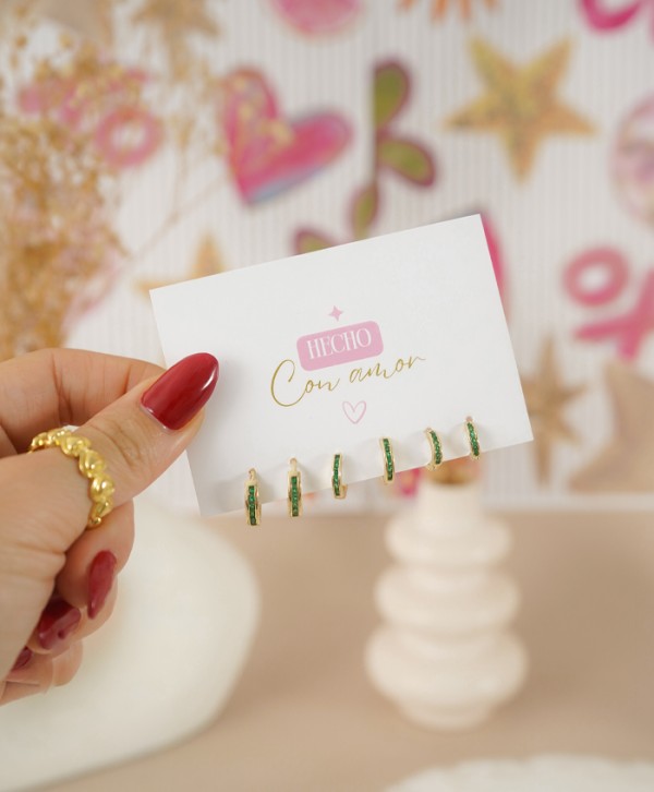 Set de candongas Olivia