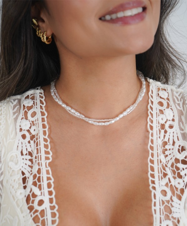 Choker perlina