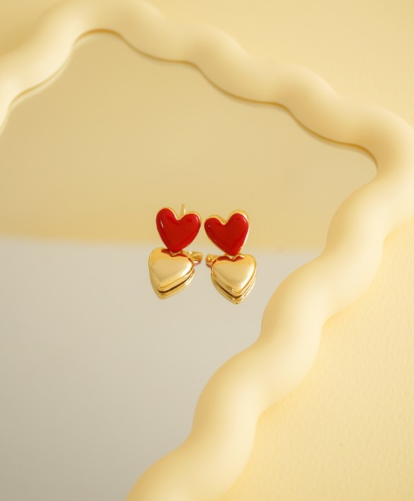 Aretes alma roja