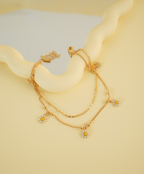 Tobillera margaritas