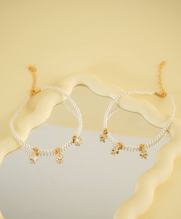 Tobillera perla de luz