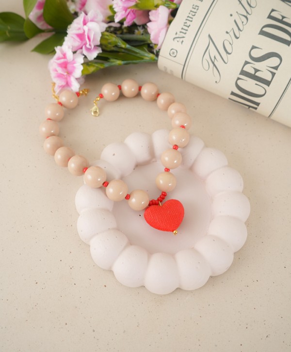 Collar maxi mocca love