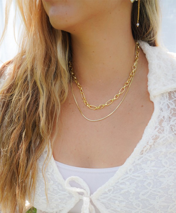 Set aretes y cadenas supreme