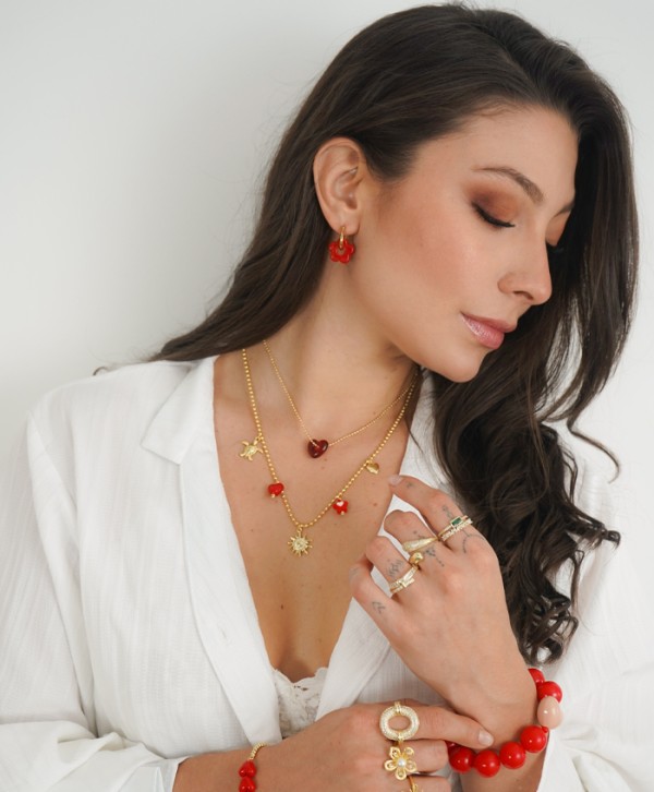 Anillo doble gota