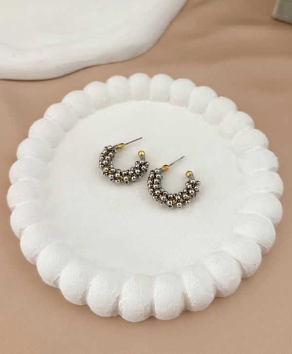 Bicolor earrings