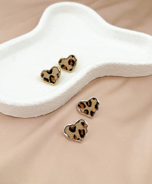 Animal print earrings