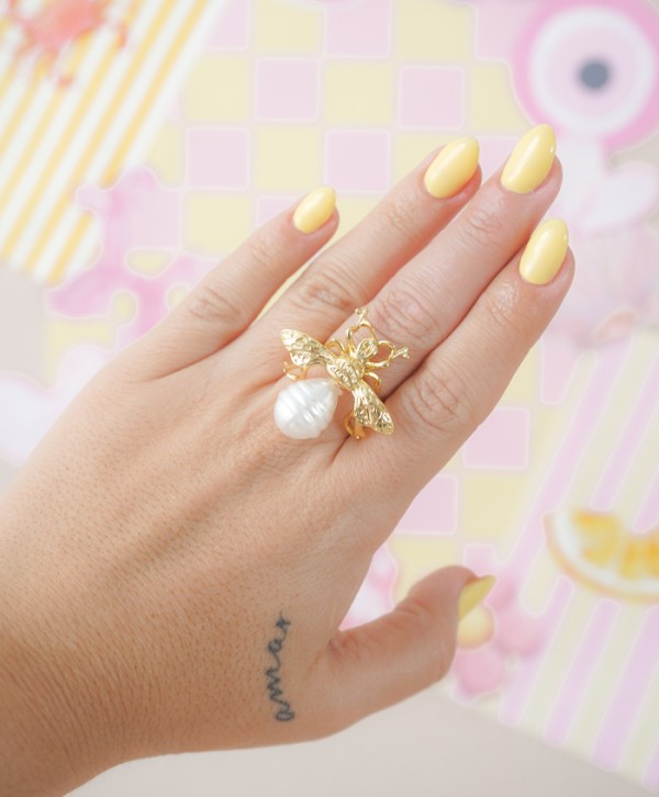 Anillo abeja reina
