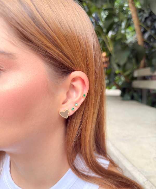 Aretes amor avellana