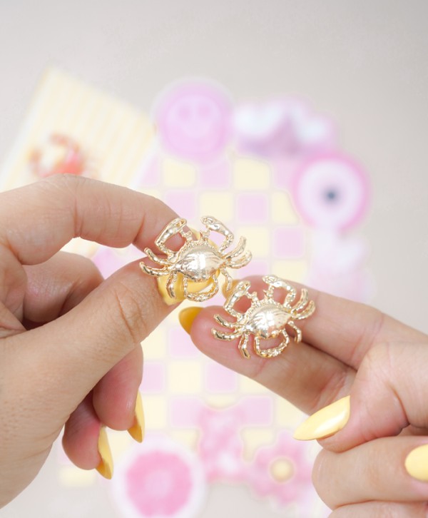 Aretes cangrejito