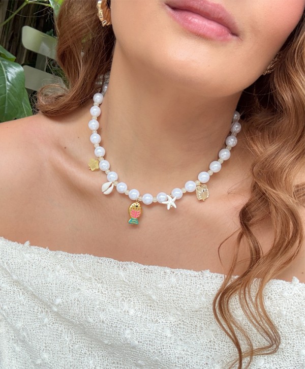Collar mar de perlas