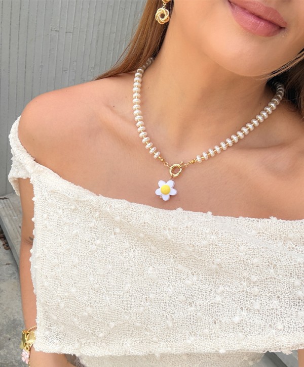 Collar Margot pearl