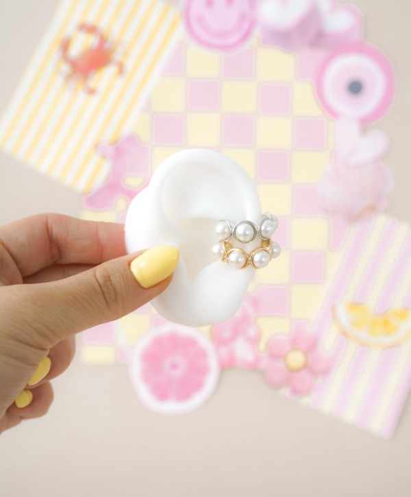 Earcuff perlado