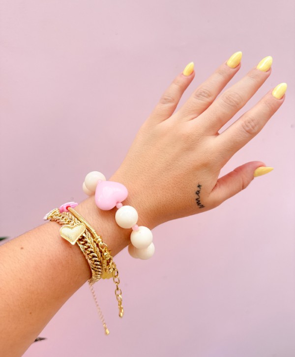 Pulsera creamy love