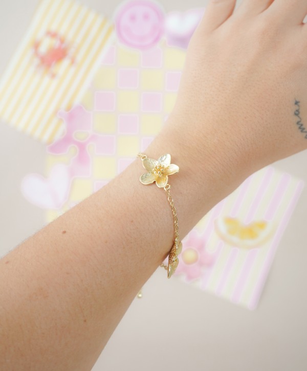 Pulsera trío floral