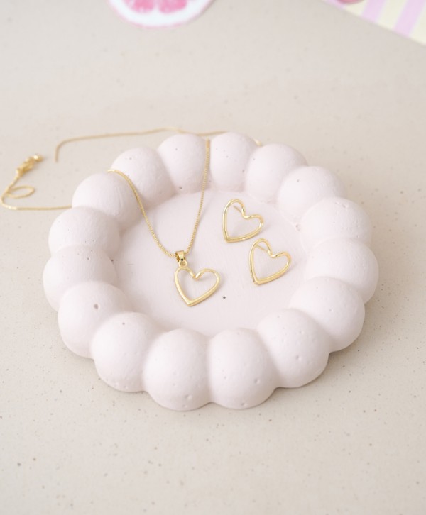 Set aretes y collar conexión