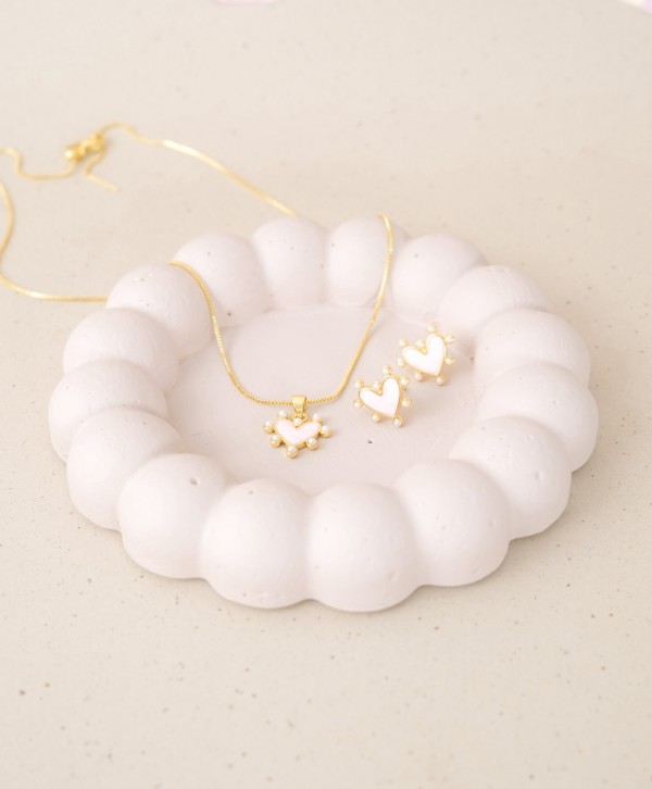 Set aretes y collar mimada