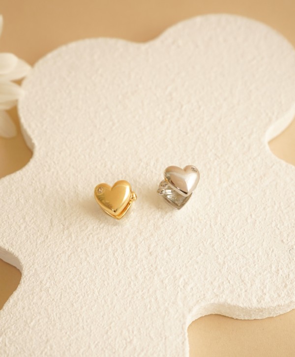 Earcuff doble corazón