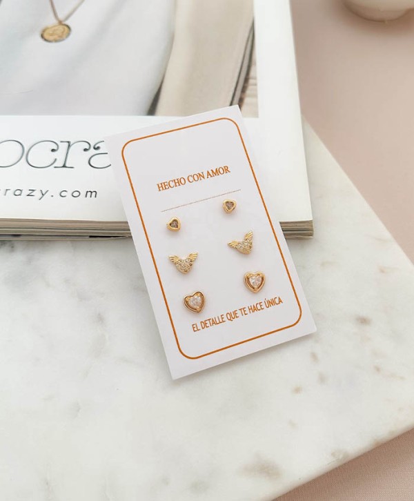 Set aretes latido