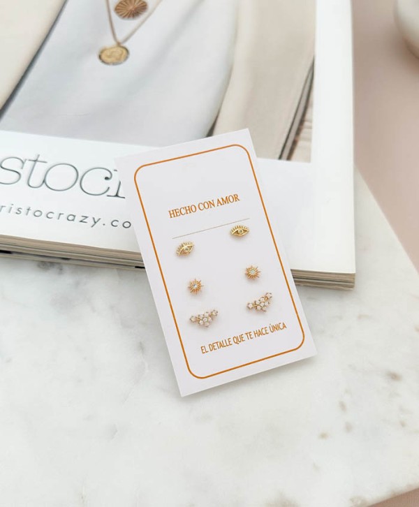Set aretes protección
