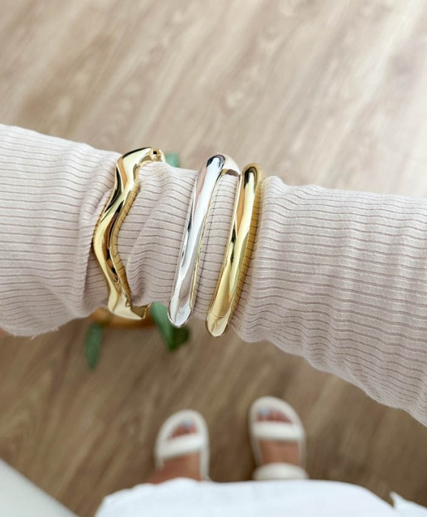 Brazalete ondulado