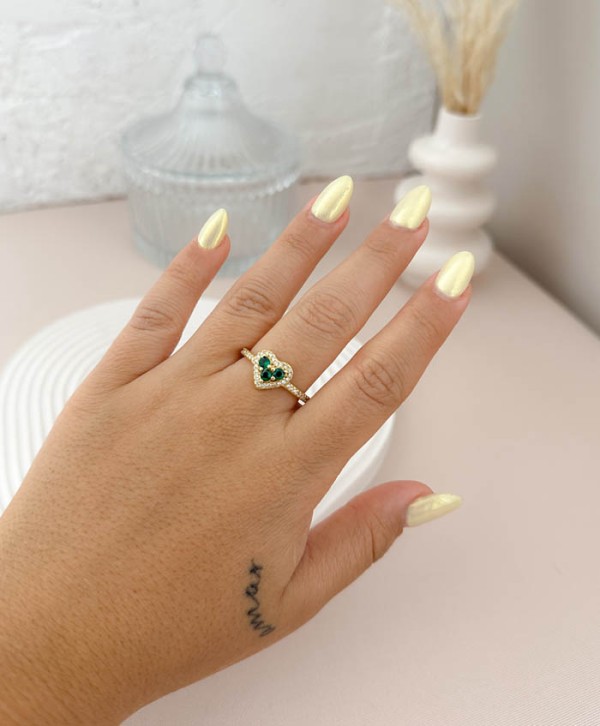 Anillo esmeralda