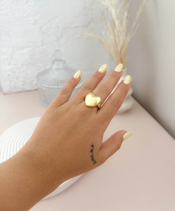 Anillo maxi heart