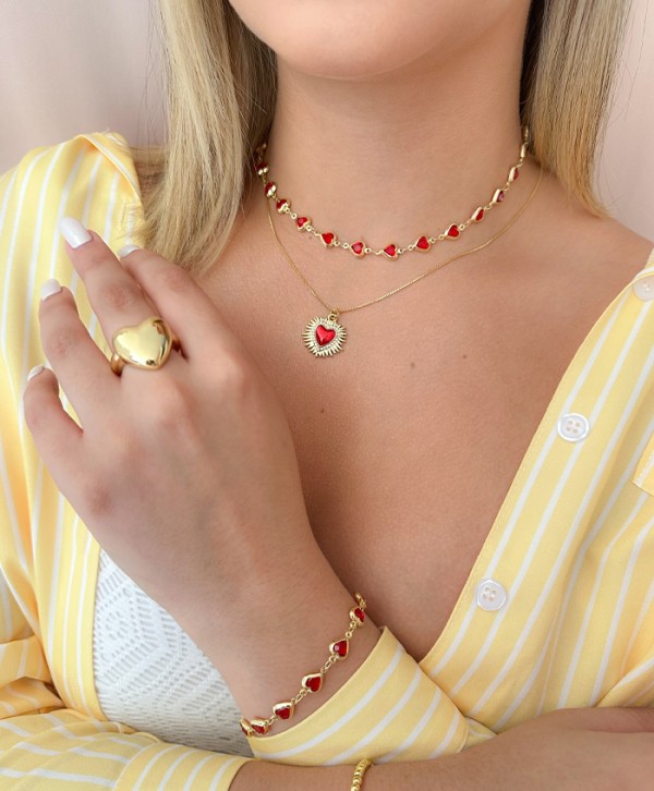 Anillo maxi heart
