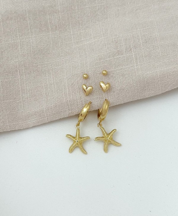 Set aretes amor estelar