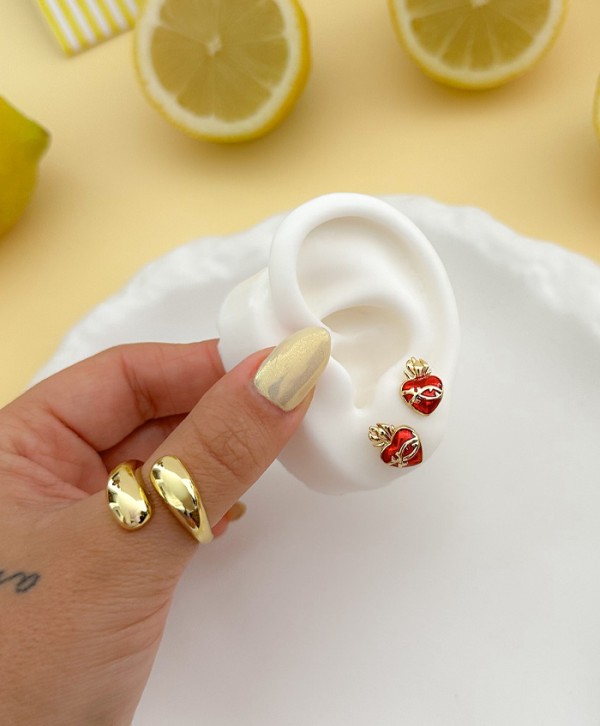 Aretes alma roja
